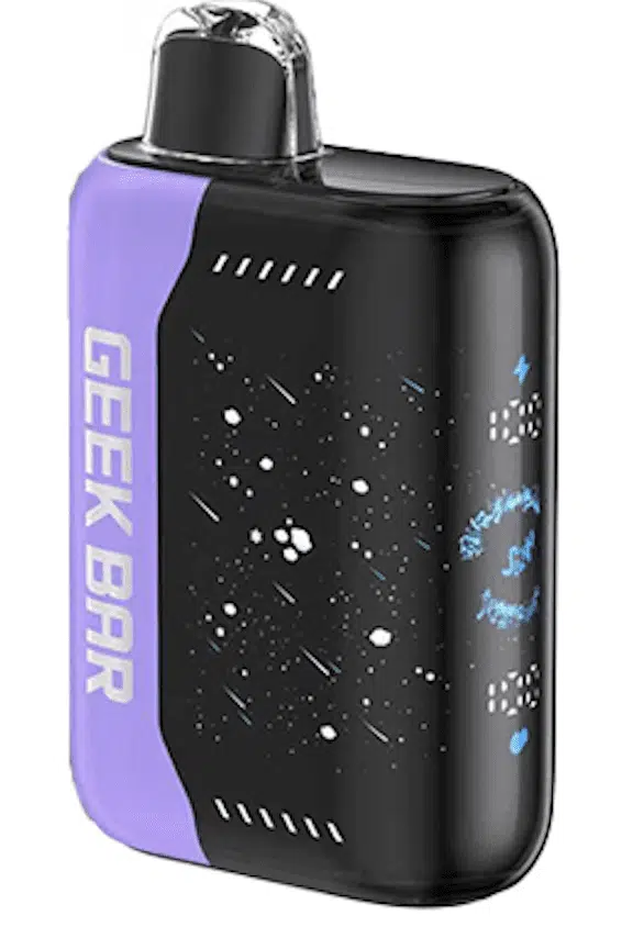 A 18ml Grape Slush Geek Bar Pulse X 25k grape slush flavor e-liquid by Vape4Less.